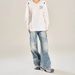 Men's Stylish Minimalist Harajuku Style Trendy Jeans Relaxed Artistic American Vibe_mkmklike.com