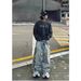 American Style Vintage Jeans For Women Summer New Design Printed Loose Slimming High Waist Draped Wide Leg Pants_mkmklike.com