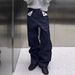 Men's Clothing Men's Retro Floral Print A-Line Straight Leg Jeans High Street Style Loose Casual Clean Fit Raw Denim Floor Length Pants_mkmklike.com