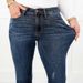 Women's Clothing Jeans Large Size Elastic Slim Fitting Pencil Pants Straight Denim Trousers_mkmklike.com