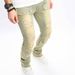 Spring 2025 European-USA Fashion Jeans Men's Mid Waist Elastic Abrasion Broken Hole Cowboy Pants_mkmklike.com