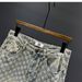 Men's High Street Pants Ins Trendy Brand Jacquard Full Print Loose Wide Leg Pants_mkmklike.com