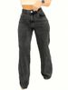 K High Quality New Trendy Straight Leg Casual Jeans_mkmklike.com