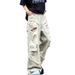 Men's Clothing Washed Old Design Dirty Ripped Jeans Loose Wide Leg Heavy High Street Handsome Pants_mkmklike.com