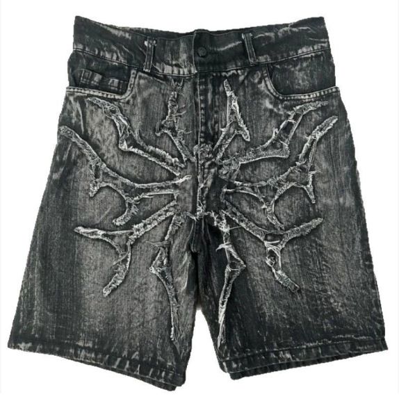 Men's Clothing Hot Jeans Y2k Dark Line Design Sense Wide Leg Pants Street Loose Trousers Trend_mkmklike.com