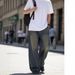HME Men's American Style Jeans Trendy Wide Leg High Street Versatile Straight Leg Trousers Curved Blade Design Cross Border Exclusive_mkmklike.com
