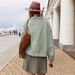 Women's Denim Jacket Spring Summer Workwear OZON Jeans Style Casual Coat for Ladies_mkmklike.com