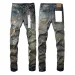 Mens Womens Designer Jeans Distressed Ripped Bikers Denim Cargo For Men Women Fashion Mans Black Pants_mkmklike.com