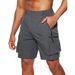 2024 Summer New Men's Multi Pocket Workwear Shorts with Large Zipper Casual Quick Drying Capris_mkmklike.com