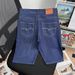 Summer Thin Men's Denim Shorts Casual Straight Leg Loose Fit Mid-Length Five-Pocket Stretch Riding Pants_mkmklike.com