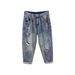 Men's Clothing Men's Style Ripped Jeans Loose Fit Straight Leg Retro High Street Fashion Spring Summer Thin Wide Leg Trousers_mkmklike.com