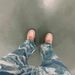 Vintage Washed Denim Jeans With Tribal Print - High Waist Straight Leg Hip Hop Streetwear Pants For Men & Women_mkmklike.com