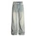 Vintage Washed Striped Jeans – American Clean Fit Straight-Leg Denim (S-XL, Unisex)_mkmklike.com