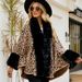Women's Clothing autumn and winter rex rabbit fur warm thickened cloak shawl coat women_mkmklike.com