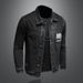 Loom Mvel Venom Men Autumn 2025 New European And American Motorcycle Jacket Stylish Slim Fit Denim Coat With Turn-down_mkmklike.com