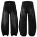 Men's Clothing & Archer0603 & Autumn/Winter Street Style Japanese Retro Distressed Trendy Wide Leg Patchwork Versatile Straight Leg Jeans For Men_mkmklike.com