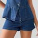 K Fashion Brand Set Sleeveless Denim Shorts Two-piece Set For Women_mkmklike.com