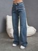 "Classic Straight-Leg Women's Jeans – Russian-Style Denim Pants For Everyday Comfort (Dark Blue, Size 25-32)"_mkmklike.com