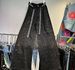 Glam Rhinestone Embellished Women's Jeans - High Waisted Wide Leg Denim Pants With Sparkling Crystal Details For Casual Chic Outfits_mkmklike.com
