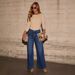Women's Wide Leg Retro Style Jeans Straight Leg Spring New Style Exclusively Supplied to Europe And America_mkmklike.com