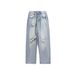 Ripped Jeans Men's Spring Autumn Style American High Street Fashion Brand Straight Wide Leg Loose And Trendy Work Pants_mkmklike.com