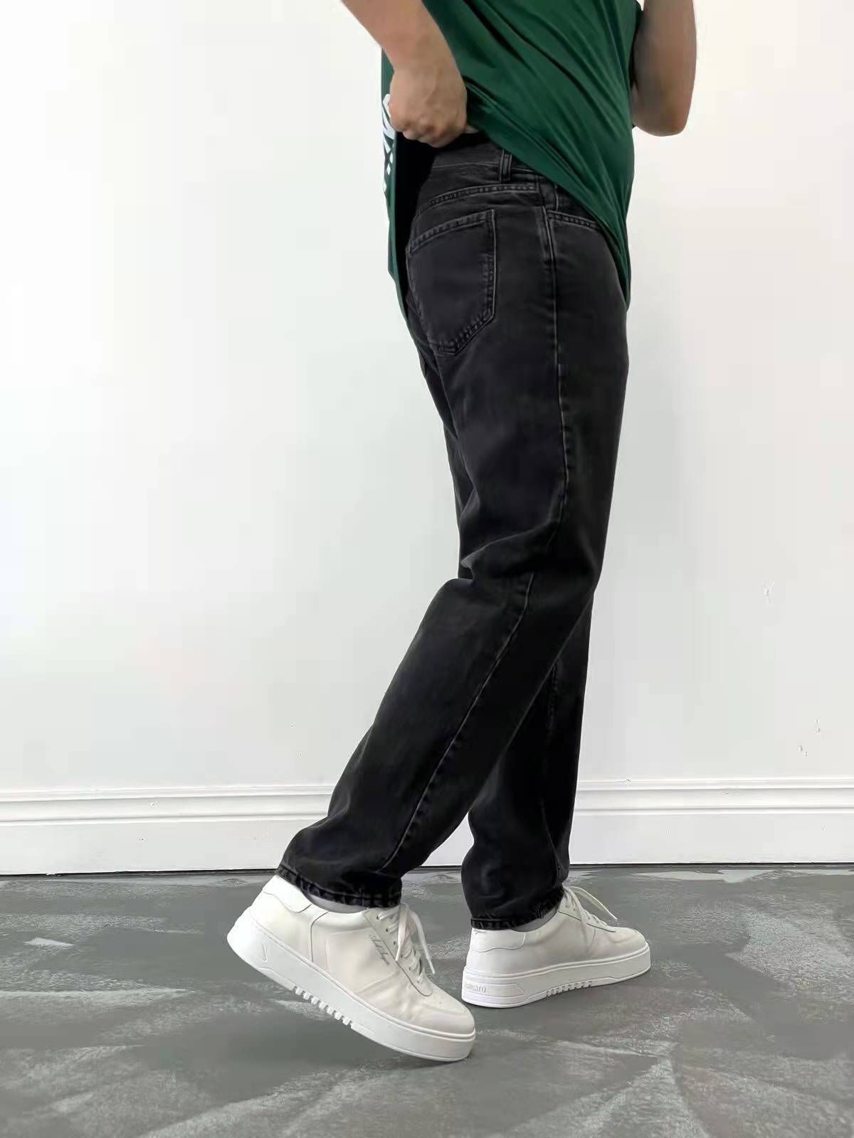 Men's Clothing Men's Jindian Small Straight Jeans Simple Four-color New Style_mkmklike.com