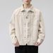 Loom Italy 2025 Spring And Autumn Denim Men's American Style Trendy Brand Beige Workwear Casual Jacket Top_mkmklike.com
