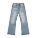 Men's Clothing Basic Simple Washed Flared Jeans Casual_mkmklike.com