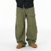 Men's Cargo Pants – Streetwear Vintage, 100% Cotton, Multi-Pocket & Wide-Leg Design (Black/Army Green/Khaki/Charcoal, S-XL)_mkmklike.com