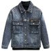 Men's Clothing High Grade Cat Claw Fashion Niche High End Denim Jacket Men's Handsome High Street Retro Jacket Trend_mkmklike.com