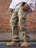 Men's Vintage Distressed Denim Jeans – Retro Washed High Street Straight Leg Pants With Ripped Details (S-XXXL) – Urban Streetwear Casual Trousers_mkmklike.com