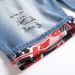 In Stock 2023 Summer Thin Ripped Men's Five-Point Denim Shorts Fashion Trend Straight Mid-Waist Pants_mkmklike.com