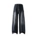 Men's American Vintage Straight Leg Jeans – Distressed Wash & Utility Pockets (M-XXXL)_mkmklike.com
