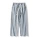 Men's Washed Wide-Leg Jeans – Streetwear Essential, Spring/Summer Loose Straight Fit Denim Pants In Vintage Wash_mkmklike.com