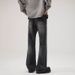 Men's American Retro Casual Pleated Whiskered Loose Fitting Jeans Trendy Brand Vibe Wide Leg Straight Leg Jeans_mkmklike.com
