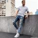 Men's Premium Slim Fit Distressed Denim - 2026 Paint Splattered Ankle Jeans With Reinforced Stitching Distressed Destroyed With Rips_mkmklike.com