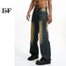 EF JEANS | 2023 Retro Washed Jeans Trendy Brand Versatile Loose And Thin Straight Casual Wide-leg Trousers_mkmklike.com