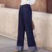 Women's Clothing Vintage Washed Non Stretch Wide Leg Jeans, Distressed Street Style, Loose Straight Leg Denim Jeans For Women, Suitable For Commuting._mkmklike.com