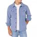 Cross-Border European And American Long Sleeve Button Cardigan Stand Collar Workwear Jacket Men's Outerwear Multi-Pocket_mkmklike.com