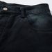 Spray Paint Color Block Denim Straight Long Vintage Punk Men's Vibe High Street Fashion Button Open Loose Wide Leg Pants_mkmklike.com