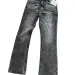 Men's Clothing Men's Cleanfit Denim Jeans - Slim Bootcut Pants (Vintage Grey Wash Style)_mkmklike.com