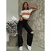Distressed High-Waisted Jeans For Women - Vintage Washed Straight Leg Denim Pants With Ripped Details, Comfort Stretch Fit For Casual & Streetwear_mkmklike.com