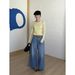 ICC Early Spring New Model, High-end Large Silhouette A-line Slimming Women's Wide-leg Jeans, Model 1759_mkmklike.com