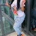 Women's Clothing Autumn Street Trendy Internet Celebrity High Waist Stretch Jeans Women's Pants_mkmklike.com