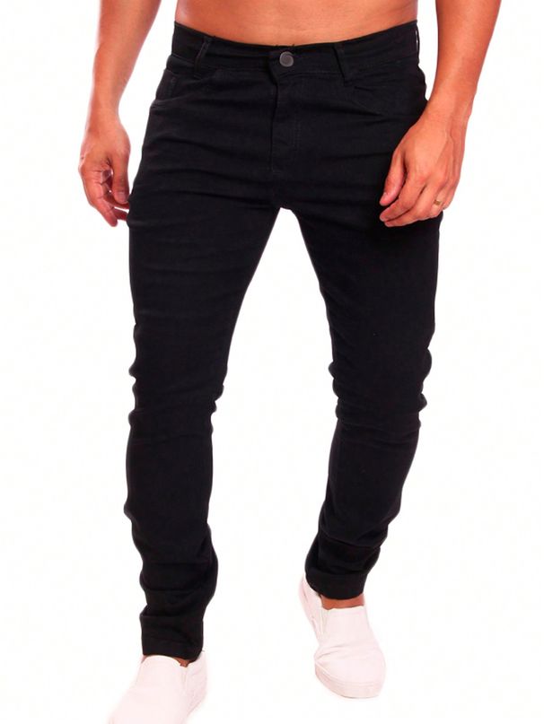 Summer Men's Clothing Slim Fit Skinny Jeans Hip Hop Street Trend Versatile Cool Denim_mkmklike.com