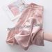 Trendy Girl Closet Plus Size Dopamine Outfit Pink Hollow Out Ripped Jeans For Women Summer Design High Waist Straight Wide Leg Pants_mkmklike.com