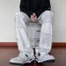 Ripped Rough Edge Slightly Pulled Jeans Men's Autumn American Trendy Brand Vibe Style Pants Advanced Sense Slim And Thin Trousers_mkmklike.com