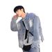 Spring Autumn New Korean Street Trendy Brand Stand Up Jacket, Washed And Used Cowboy Coat, Ins Men's_mkmklike.com
