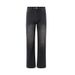 New American Style Washed Ash Denim Jeans For Men High Street Cleanfit Trendy Tall Straight Loose Long Pants_mkmklike.com