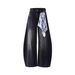 Men's Clothing Retro Wide-Leg Jeans For Men & Women, Vintage High-Waisted Straight Denim Pants, Distressed Washed Casual Streetwear_mkmklike.com